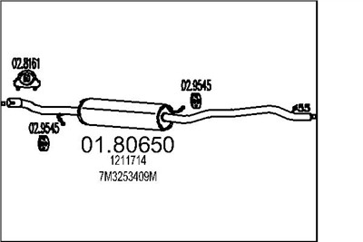 MTS 01.80650 EAN: 8033464041045.