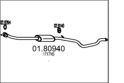 MTS 01.80940 EAN: 8033464041335.