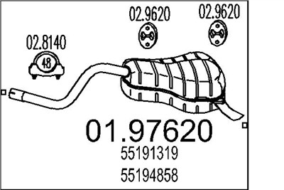 MTS 01.97620 EAN: 8033464046330.