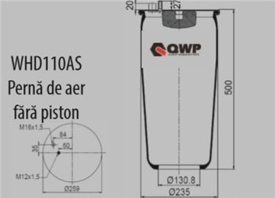 QWP WHD110AS