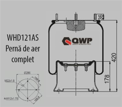 QWP WHD121AS