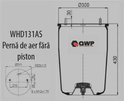 QWP WHD131AS
