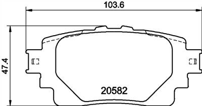 HELLA 8DB 355 040-121 Číslo výrobce: 20582. EAN: 4082300732047.