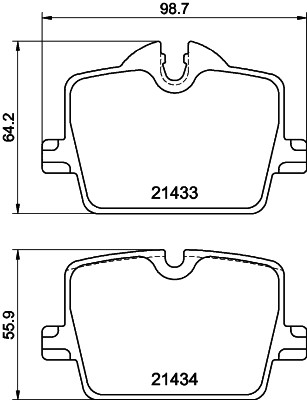 HELLA 8DB 355 040-911 Číslo výrobce: 21433. EAN: 4082300732832.