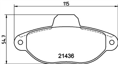 HELLA 8DB 355 019-931 Číslo výrobce: 21436. EAN: 4082300403749.