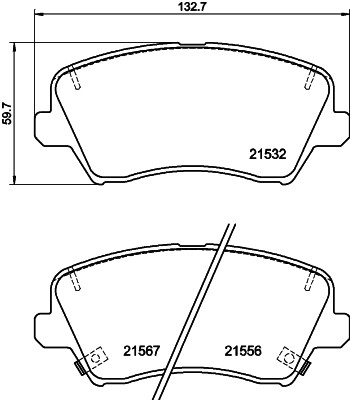 HELLA 8DB 355 039-971 Číslo výrobce: 21532. EAN: 4082300731897.