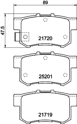 HELLA 8DB 355 015-611 Číslo výrobce: 21719. EAN: 4082300359923.