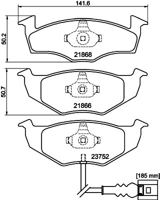 HELLA 8DB 355 009-801 Číslo výrobce: 21866. EAN: 4082300354119.