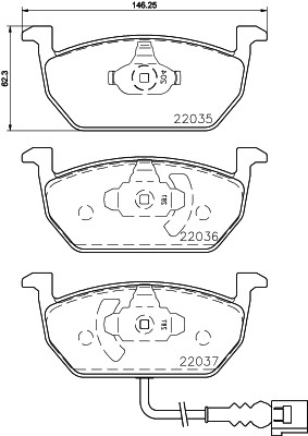 HELLA 8DB 355 021-951 Číslo výrobce: 22035. EAN: 4082300493603.