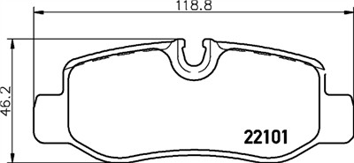 HELLA 8DB 355 021-761 Číslo výrobce: 22101. EAN: 4082300493412.
