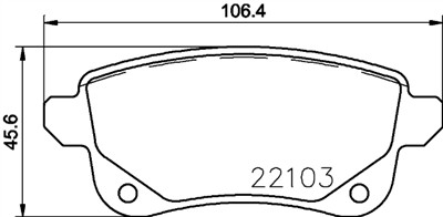 HELLA 8DB 355 023-211 Číslo výrobce: 22103. EAN: 4082300598100.