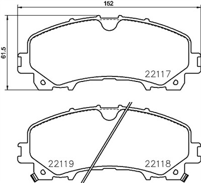 HELLA 8DB 355 024-621 Číslo výrobce: 22117. EAN: 4082300599510.