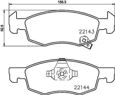 HELLA 8DB 355 023-261 Číslo výrobce: 22143. EAN: 4082300598155.