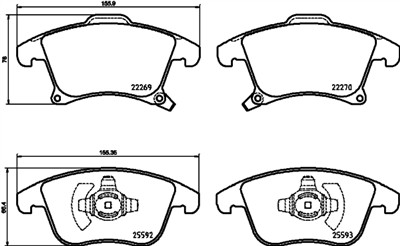 HELLA 8DB 355 025-201 Číslo výrobce: 22269. EAN: 4082300600094.