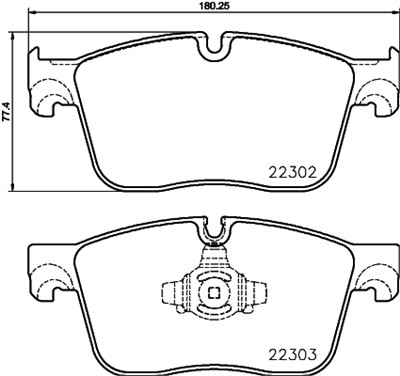 HELLA 8DB 355 024-661 Číslo výrobce: 22302. EAN: 4082300599558.