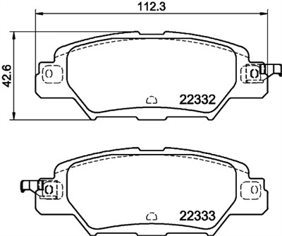 HELLA 8DB 355 025-461 Číslo výrobce: 22332. EAN: 4082300600353.