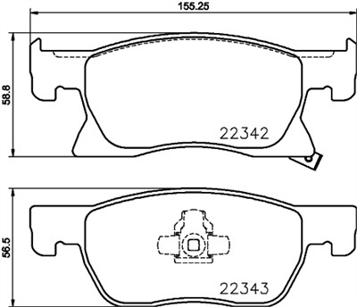 HELLA 8DB 355 024-771 Číslo výrobce: 22342. EAN: 4082300599664.