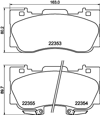 HELLA 8DB 355 040-671 Číslo výrobce: 22353. EAN: 4082300732597.