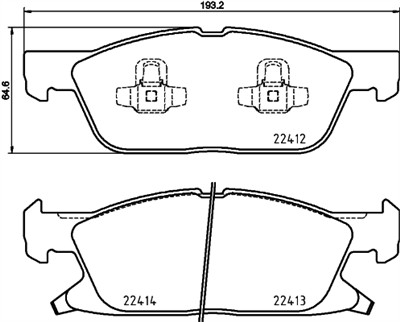 HELLA 8DB 355 024-981 Číslo výrobce: 22412. EAN: 4082300599879.