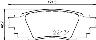 HELLA 8DB 355 025-121 Číslo výrobce: 22434. EAN: 4082300600018.