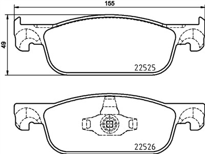 HELLA 8DB 355 025-471 Číslo výrobce: 22525. EAN: 4082300600360.