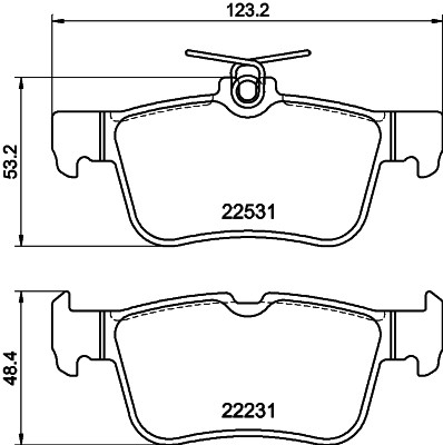 HELLA 8DB 355 041-071 Číslo výrobce: 22231. EAN: 4082300813012.