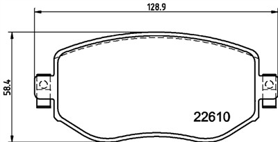 HELLA 8DB 355 025-851 Číslo výrobce: 22610. EAN: 4082300600742.