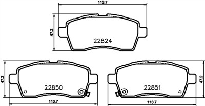 HELLA 8DB 355 039-171 Číslo výrobce: 22824. EAN: 4082300731095.