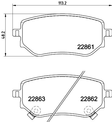 HELLA 8DB 355 037-951 Číslo výrobce: 22861. EAN: 4082300729870.