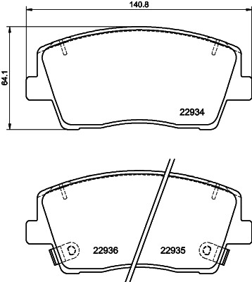HELLA 8DB 355 040-111 Číslo výrobce: 22934. EAN: 4082300732030.