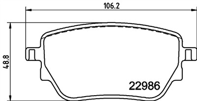 HELLA 8DB 355 039-021 Číslo výrobce: 22986. EAN: 4082300730944.
