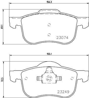 HELLA 8DB 355 006-851 Číslo výrobce: 23074. EAN: 4082300351163.