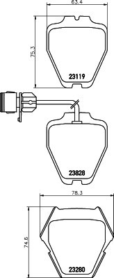 HELLA 8DB 355 008-791 Číslo výrobce: 23119. EAN: 4082300353105.