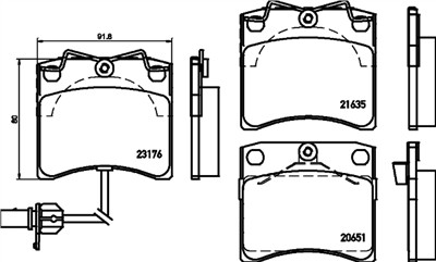 HELLA 8DB 355 018-521 Číslo výrobce: 20651. EAN: 4082300362831.