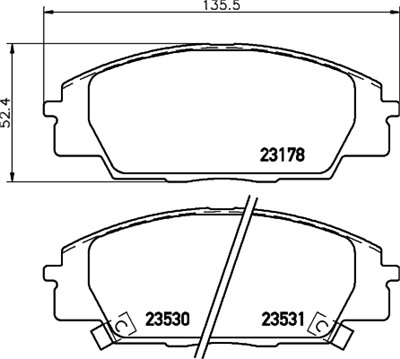 HELLA 8DB 355 009-731 Číslo výrobce: 23178. EAN: 4082300354041.