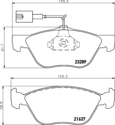 HELLA 8DB 355 007-931 Číslo výrobce: 21636. EAN: 4082300352245.