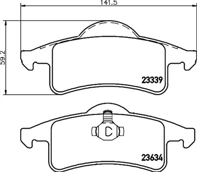 HELLA 8DB 355 009-891 Číslo výrobce: 23339. EAN: 4082300354201.