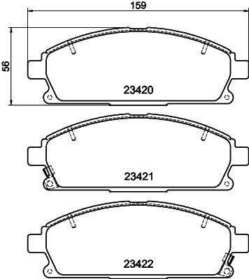 HELLA 8DB 355 009-661 Číslo výrobce: 23420. EAN: 4082300353976.