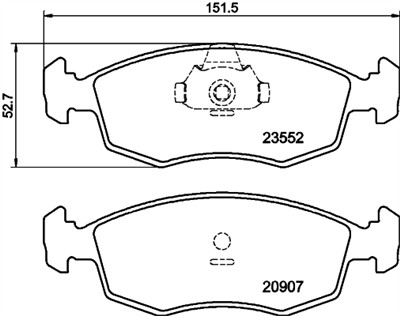 HELLA 8DB 355 009-131 Číslo výrobce: 20907. EAN: 4082300353440.
