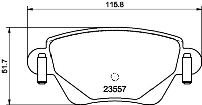 HELLA 8DB 355 009-081 Číslo výrobce: 23557. EAN: 4082300353396.