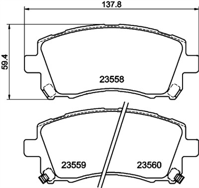 HELLA 8DB 355 017-291 Číslo výrobce: 23558. EAN: 4082300361605.