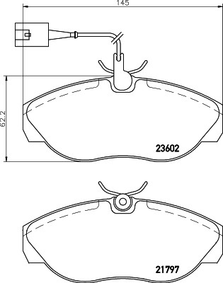 HELLA 8DB 355 018-891 Číslo výrobce: 21797. EAN: 4082300363203.