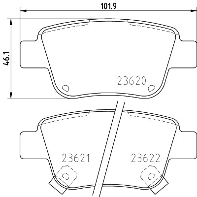 HELLA 8DB 355 017-331 Číslo výrobce: 23620. EAN: 4082300361643.