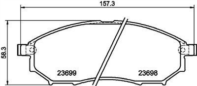 HELLA 8DB 355 021-101 Číslo výrobce: 23698. EAN: 4082300492750.