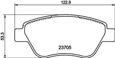 HELLA 8DB 355 025-301 Číslo výrobce: 23705. EAN: 4082300600193.
