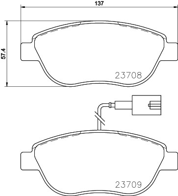 HELLA 8DB 355 015-791 Číslo výrobce: 23708. EAN: 4082300360103.