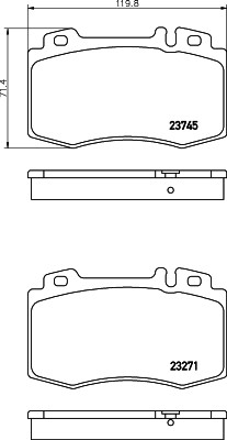 HELLA 8DB 355 010-101 Číslo výrobce: 23271. EAN: 4082300354416.
