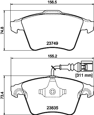 HELLA 8DB 355 011-621 Číslo výrobce: 23749. EAN: 4082300355932.