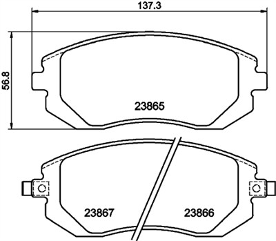 HELLA 8DB 355 010-211 Číslo výrobce: 23865. EAN: 4082300354522.