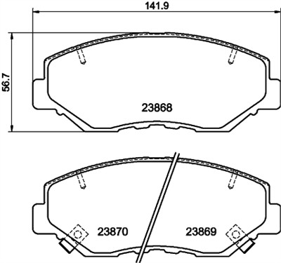 HELLA 8DB 355 010-231 Číslo výrobce: 23868. EAN: 4082300354546.